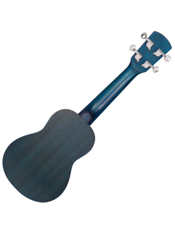 Laka Sapele Series Soprano Ukulele  Bag ~ Midnight Blue