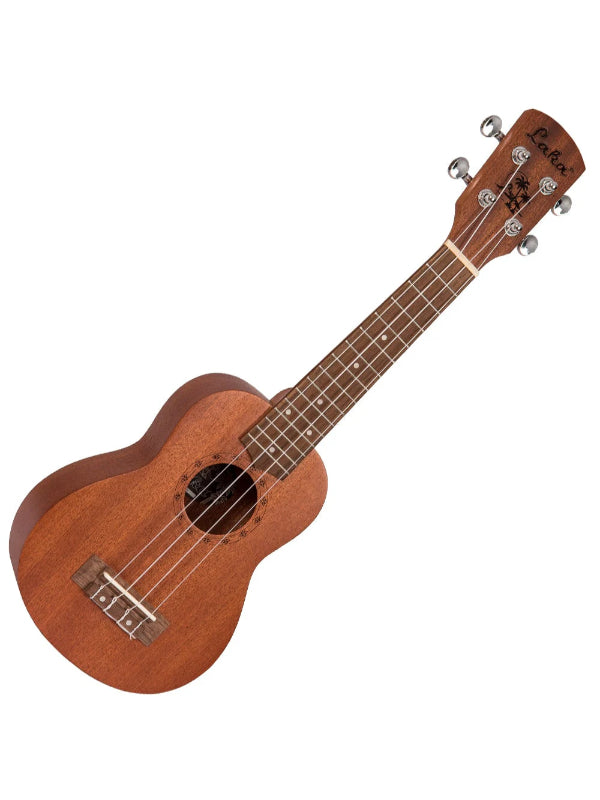 Laka Sapele Series Soprano Ukulele  Bag ~ Natural