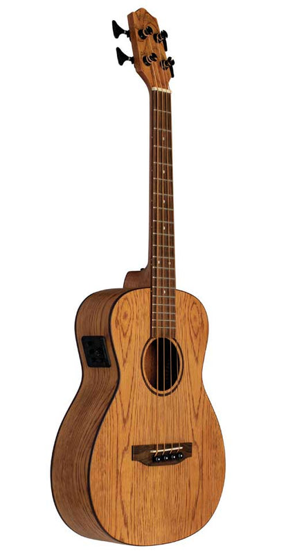Lanakai OA-EBU Oak Electric Bass Ukulele