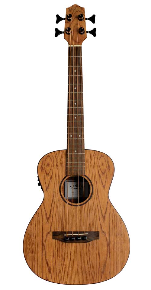 Lanakai OA-EBU Oak Electric Bass Ukulele