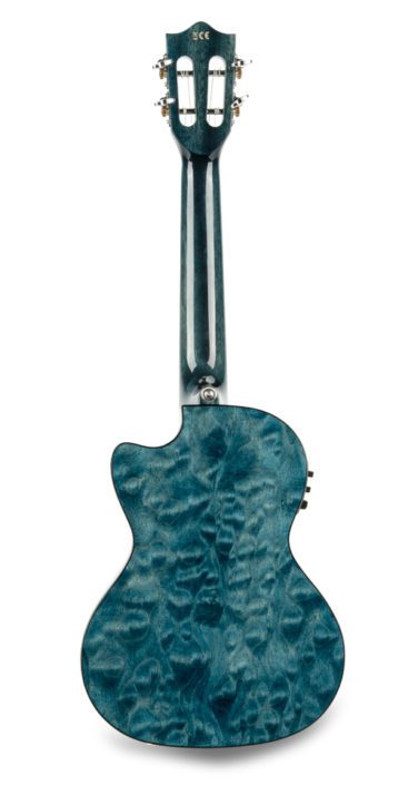 Lanakai QM-BLCET Tenor Electro Cutaway (Blue)