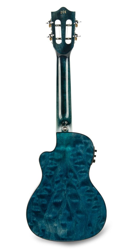 Lanikai QM-BLCEC  Concert Electro Cutaway (Blue)