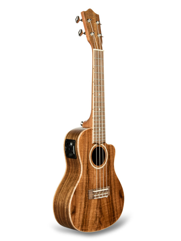 Lanikai ACS-CEC  All Solid Acacia Concert Electric Cutaway Ukulele With Bag