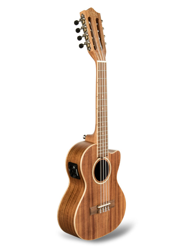 Lanikai ACST-8CET Tenor 8 String Electric  Acacia Ukulele With Gig Bag