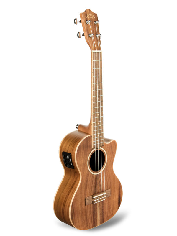 Lanikai ACST-CET  Tenor Electro Cutaway Acacia Ukulele With Gig Bag