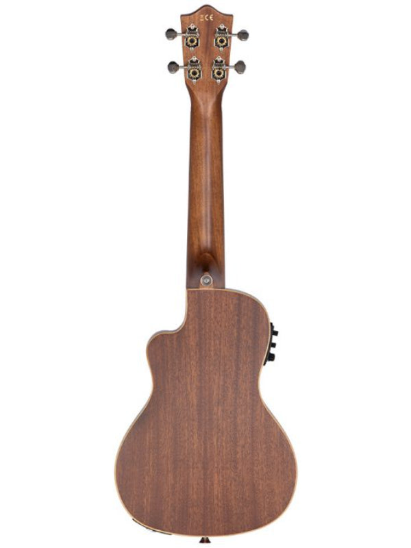 Lanikai CDST-CEC Concert  Electric Cedar Solid Top Ukulele With Gig Bag