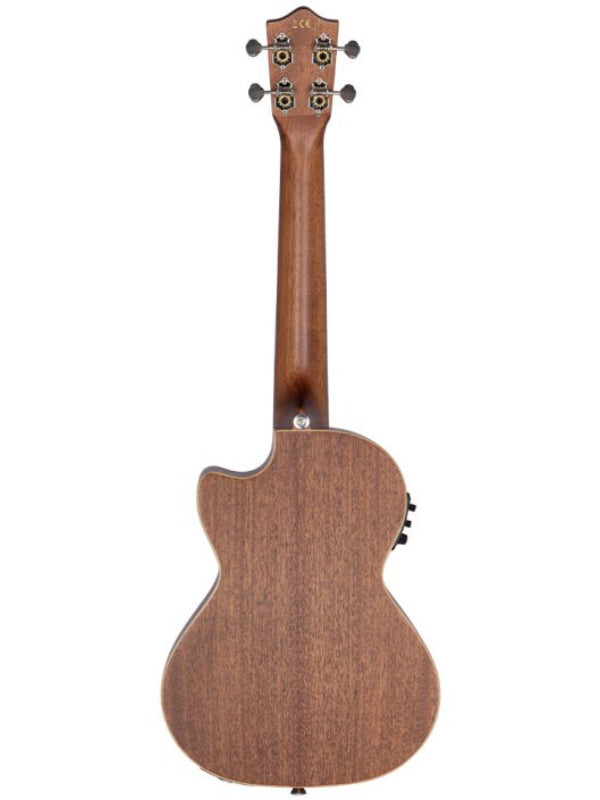 Lanikai CDST-CET Tenor Electro Cedar Solid Top  Ukulele With Gig Bag