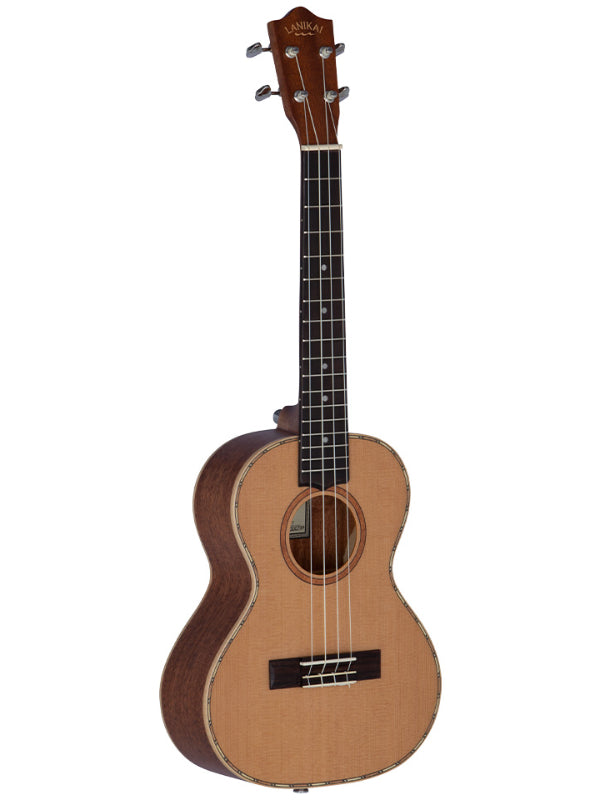 Lanikai CDST-C Concert  Cedar Solid Top Ukulele With Gig Bag
