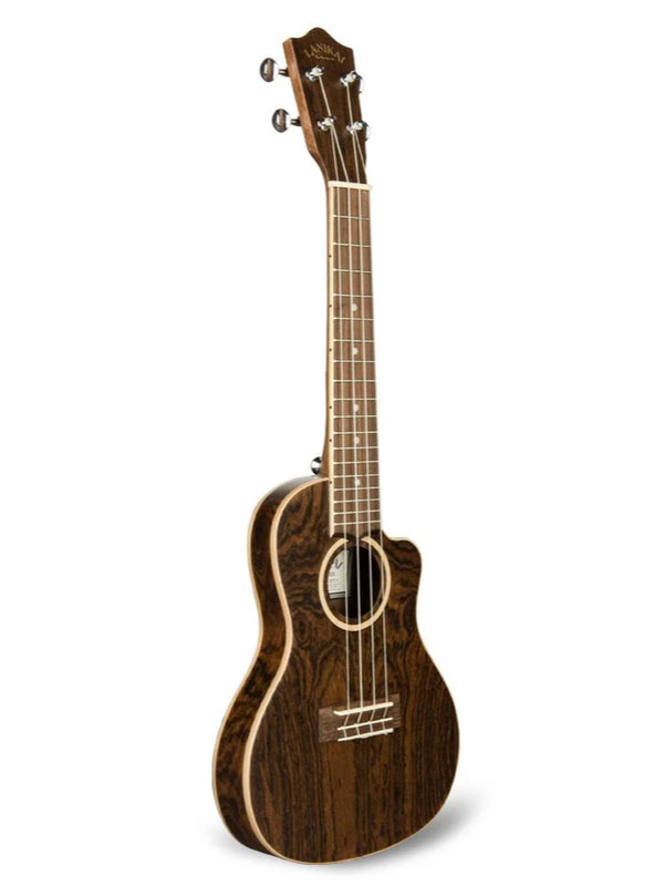 Lanikai FB-CETC Concert Electro  Figured Bocote Ukulele With Gig Bag