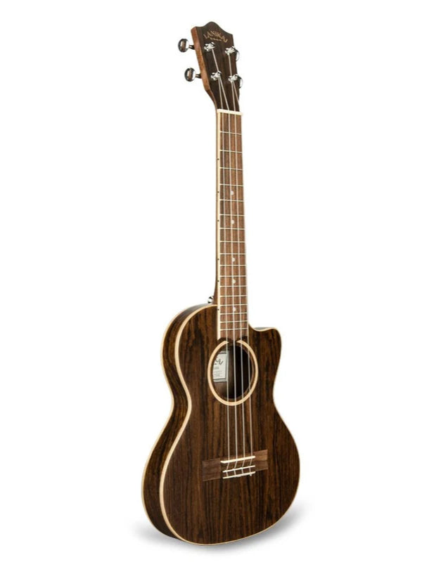 Lanikai FB-CETT Tenor Figured Bocote  Electric Ukulele With Gig Bag