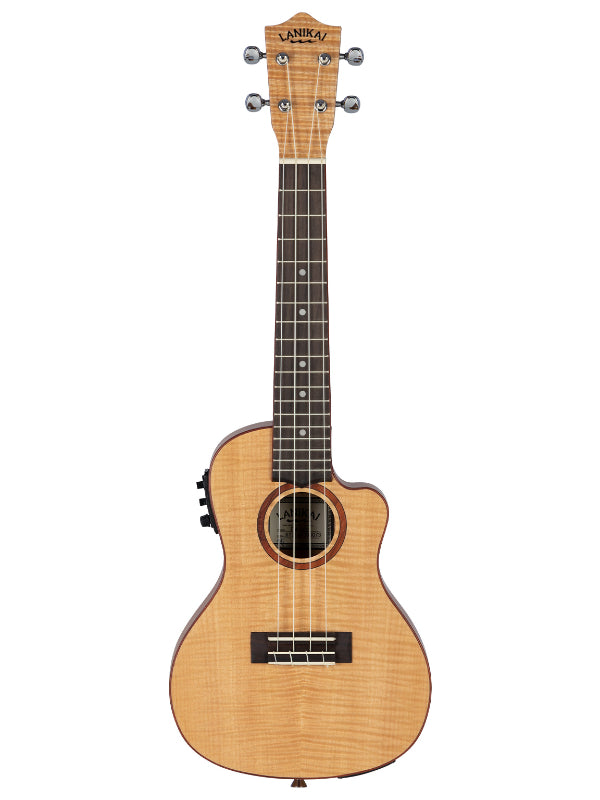 Lanikai FM-CEC Concert  Flame Maple Electric Cutaway Ukulele