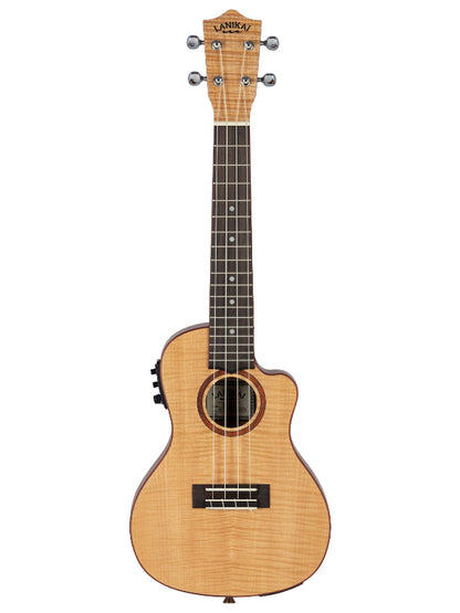 Lanikai FM-CEC Concert  Flame Maple Electric Cutaway Ukulele