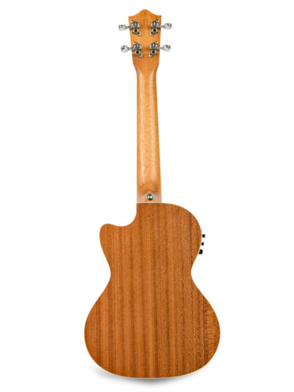 Lanikai MA-CET  Tenor Mahogany  Electric Cutaway Ukulele With Gig Bag