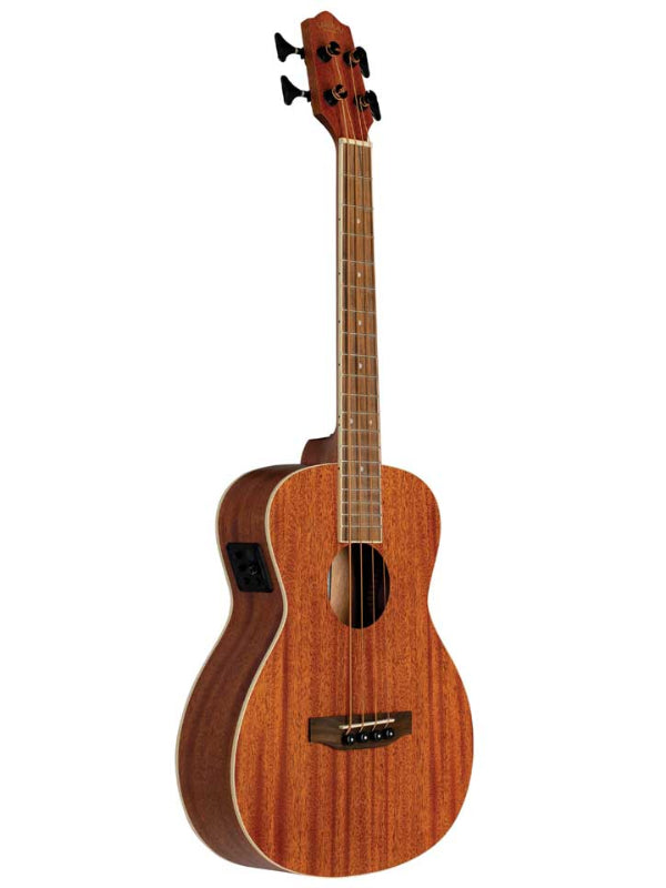Lanikai MA-EBU Mini Bass Mahogany Electric  Ukulele With Gig Bag