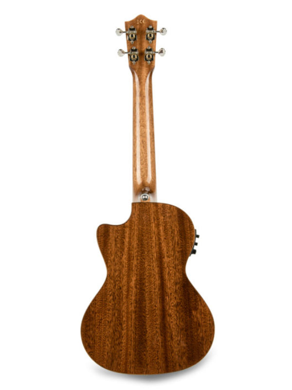 Lanikai MAS-CET All Solid Mahogany Tenor Electric-Cut Ukulele with Gig Bag