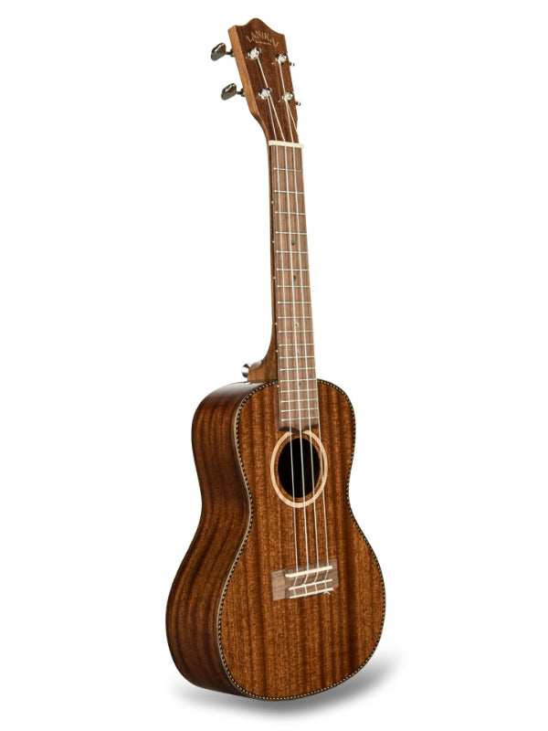 Lanikai MAS-C Concert All Solid Mahogany Ukulele With Soft Case