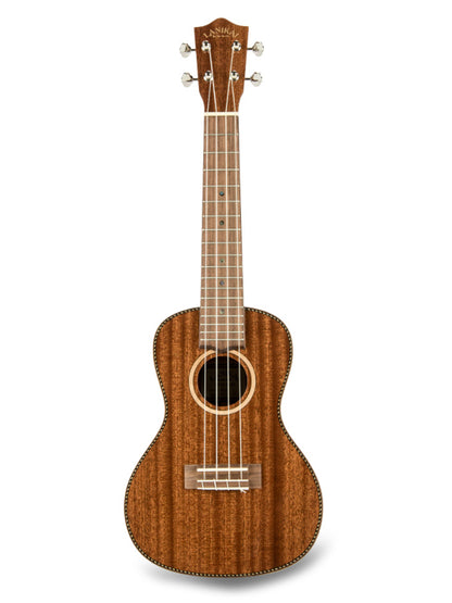 Lanikai MAS-C Concert All Solid Mahogany Ukulele With Soft Case