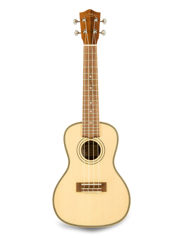 Lanikai SPST-C Concert Solid Spruce Top Ukulele With Gig Bag