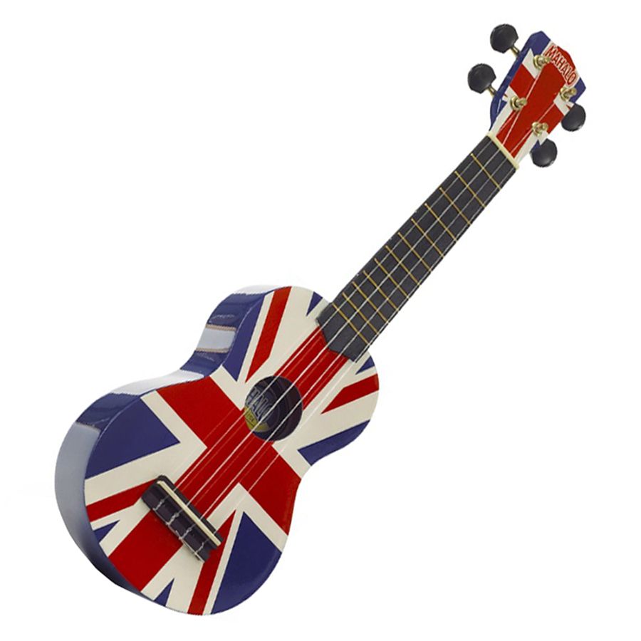 Soprano Ukulele Union Jack Design With Bag by Mahalo