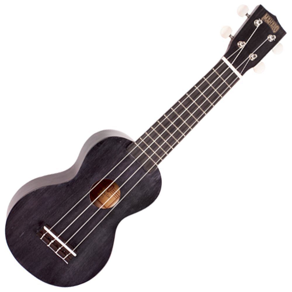 Mahalo Kahiko Plus soprano ukulele Black