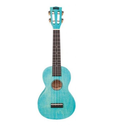 Mahalo Island Concert Ukulele Aqua Blue