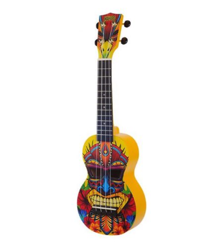 Mahalo Soprano Ukulele Tiki design