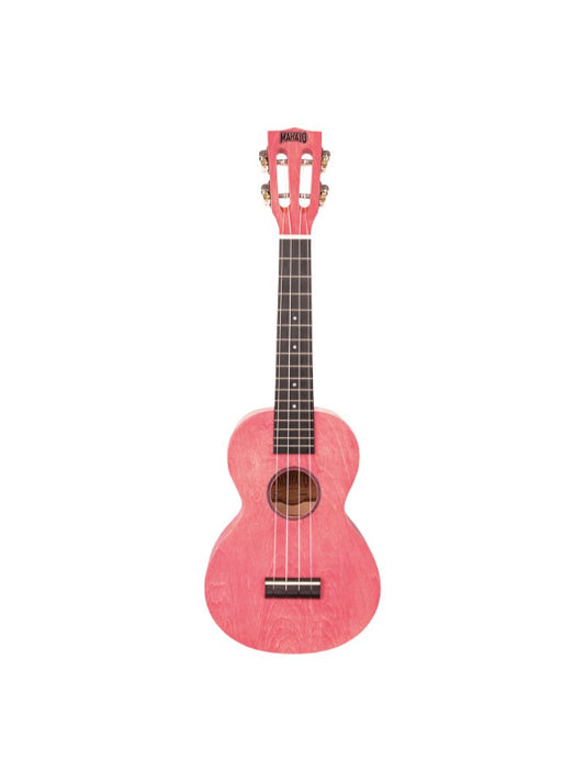 Mahalo Island Concert Ukulele Coral Pink