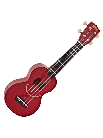 Mahalo Kahiko Soprano Smile Ukulele Red