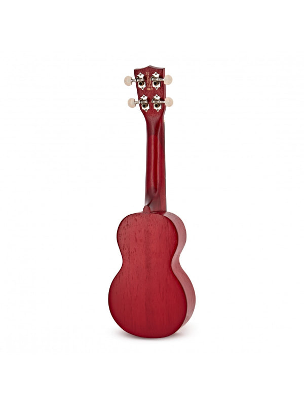 Mahalo Kahiko Soprano Smile Ukulele Red