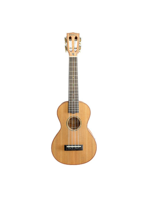 Mahalo Master Concert Electric Acoustic Ukulele All Solid, with Gig Bag