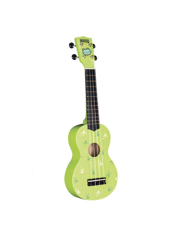 Mahalo Soprano Ukulele Art Design Frog With Bag