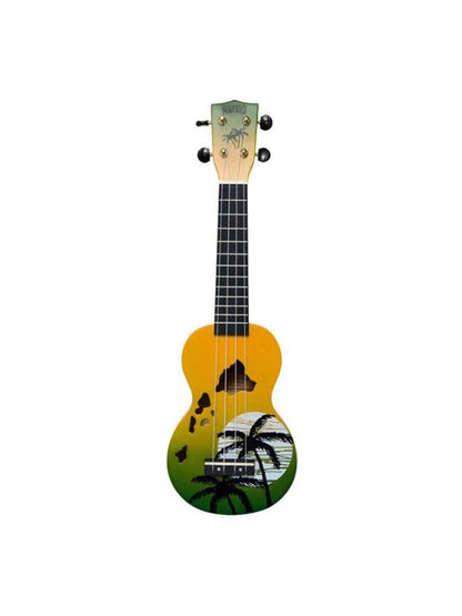 Mahalo Soprano Ukulele Hawaiian Green
