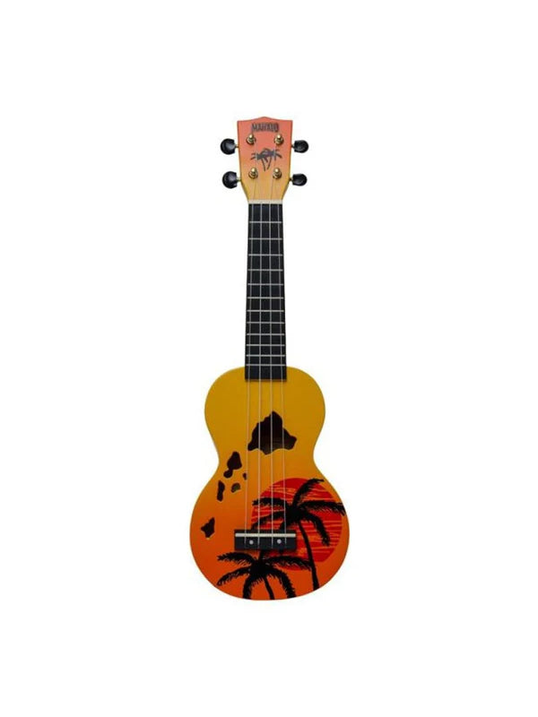 Mahalo Soprano Ukulele Hawaiian Orange