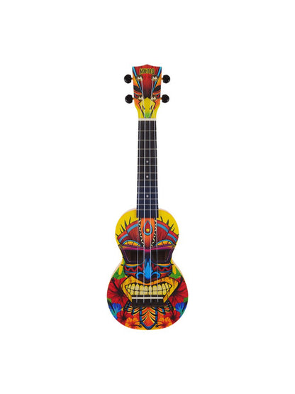 Mahalo Soprano Ukulele Tiki design