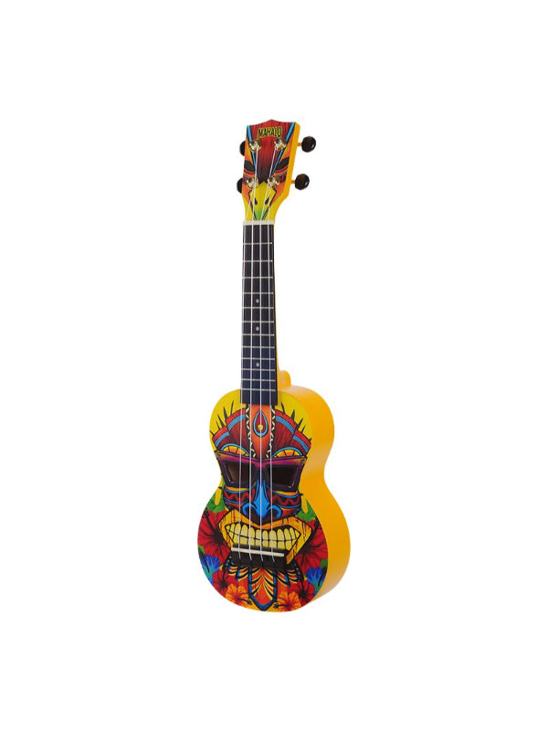 Mahalo Soprano Ukulele Tiki design