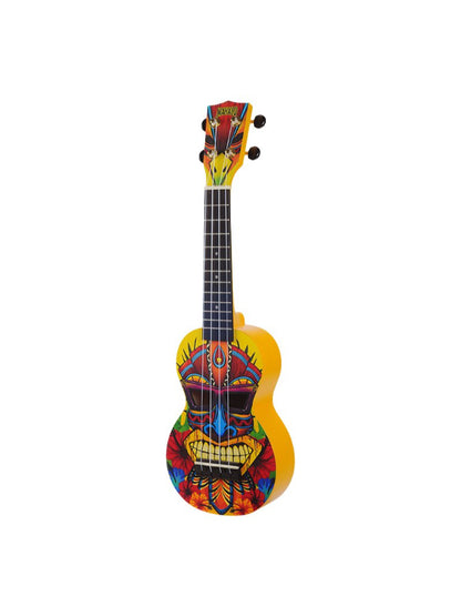 Mahalo Soprano Ukulele Tiki design