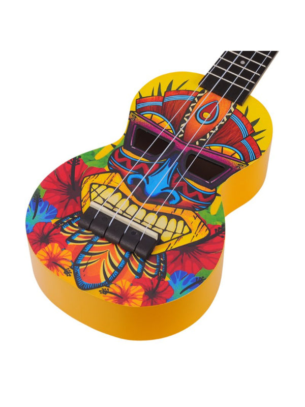 Mahalo Soprano Ukulele Tiki design