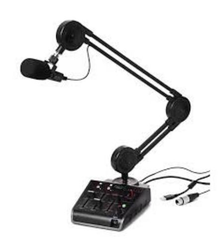 Miktek ProCast USB Mic, Mixer, Broadcast Stand and Cables