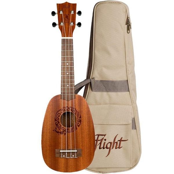 Flight NUP310 Pineapple Soprano Ukulele - Sapele