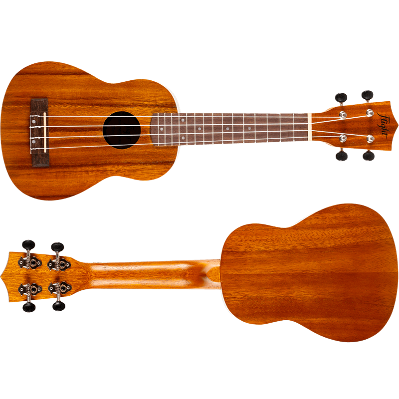 Flight NUS250 Soprano Ukulele Acacia