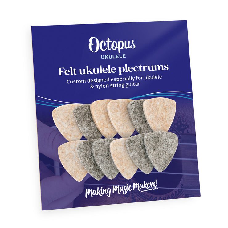 Octopus ukulele plectrum pack of 12 for education