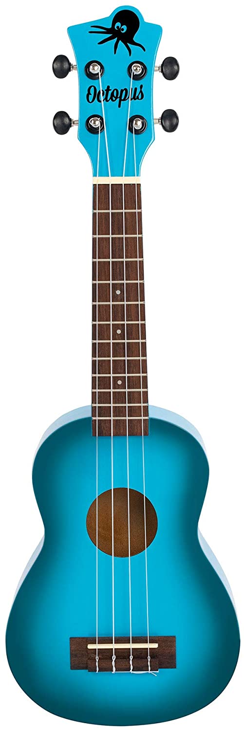 Octopus Soprano Ukelele Light Blue Burst