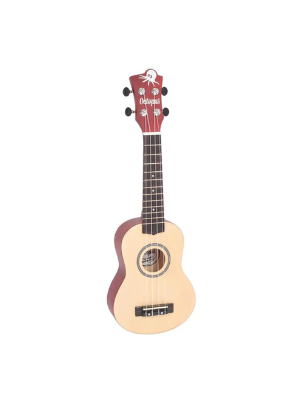Octopus Natural Series Soprano Ukulele Matt Yellow Natural