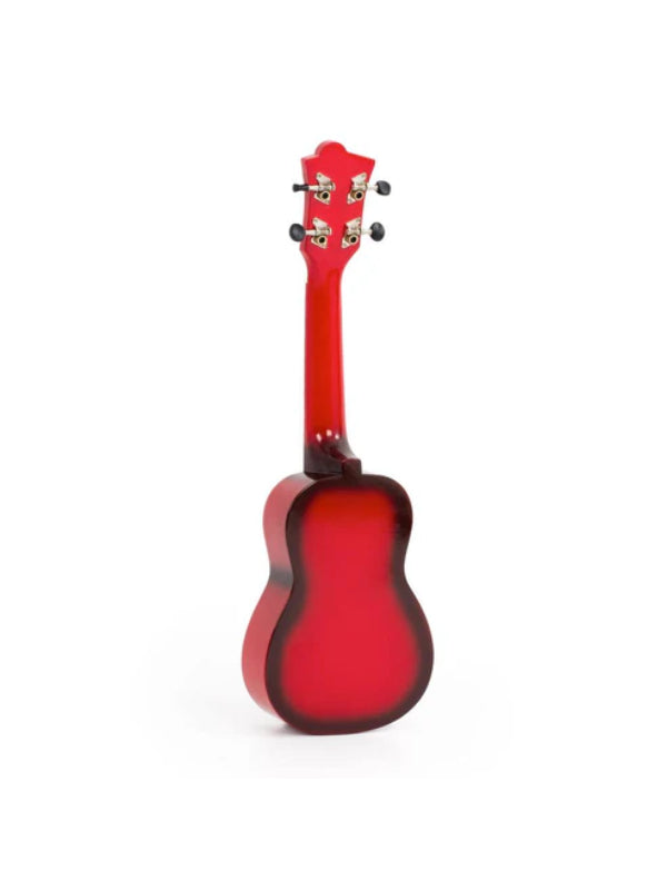 Octopus Soprano Ukulele Red Burst