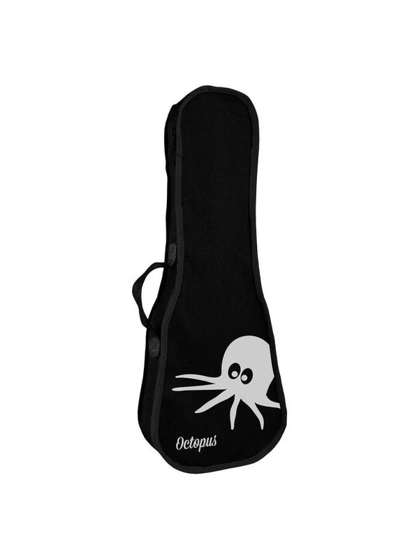 Octopus metallic series soprano ukulele Black