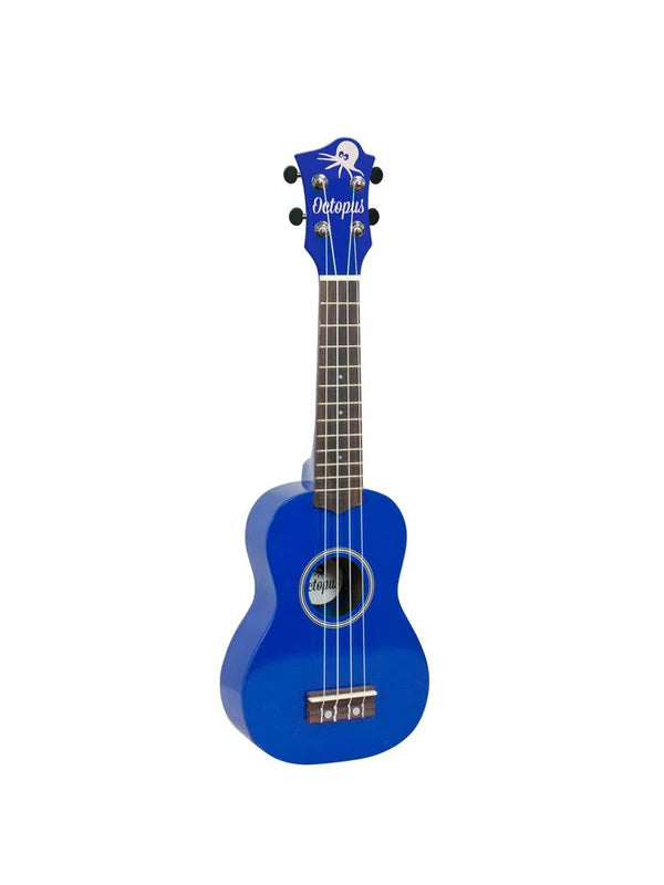 Octopus metallic series soprano ukulele Dark blue
