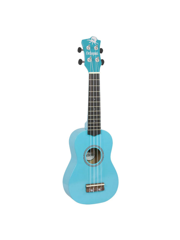 Octopus metallic series soprano ukulele Sky blue