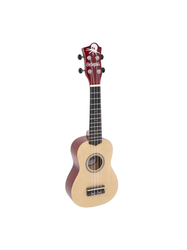 Octopus natural series soprano ukulele Yellow natural
