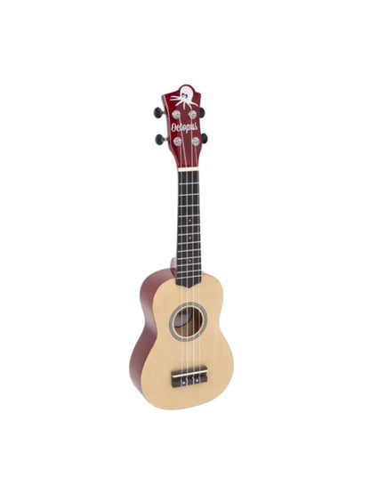 Octopus natural series soprano ukulele Yellow natural