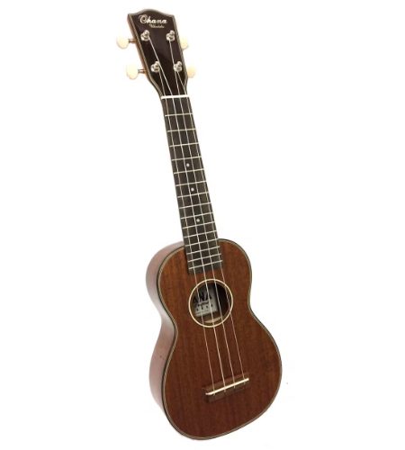 Ohana SK-35GS Soprano Ukulele (Gloss finish with side tuners)